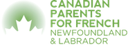Canadian Parents for French – Newfoundland – Labrador Logo